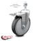 Service Caster 6 Inch Thermoplastic Rubber Swivel 12mm Stem Caster with Total Lock Brake SCC-TSTTL20S614-TPRB-M1215 - alternate 1